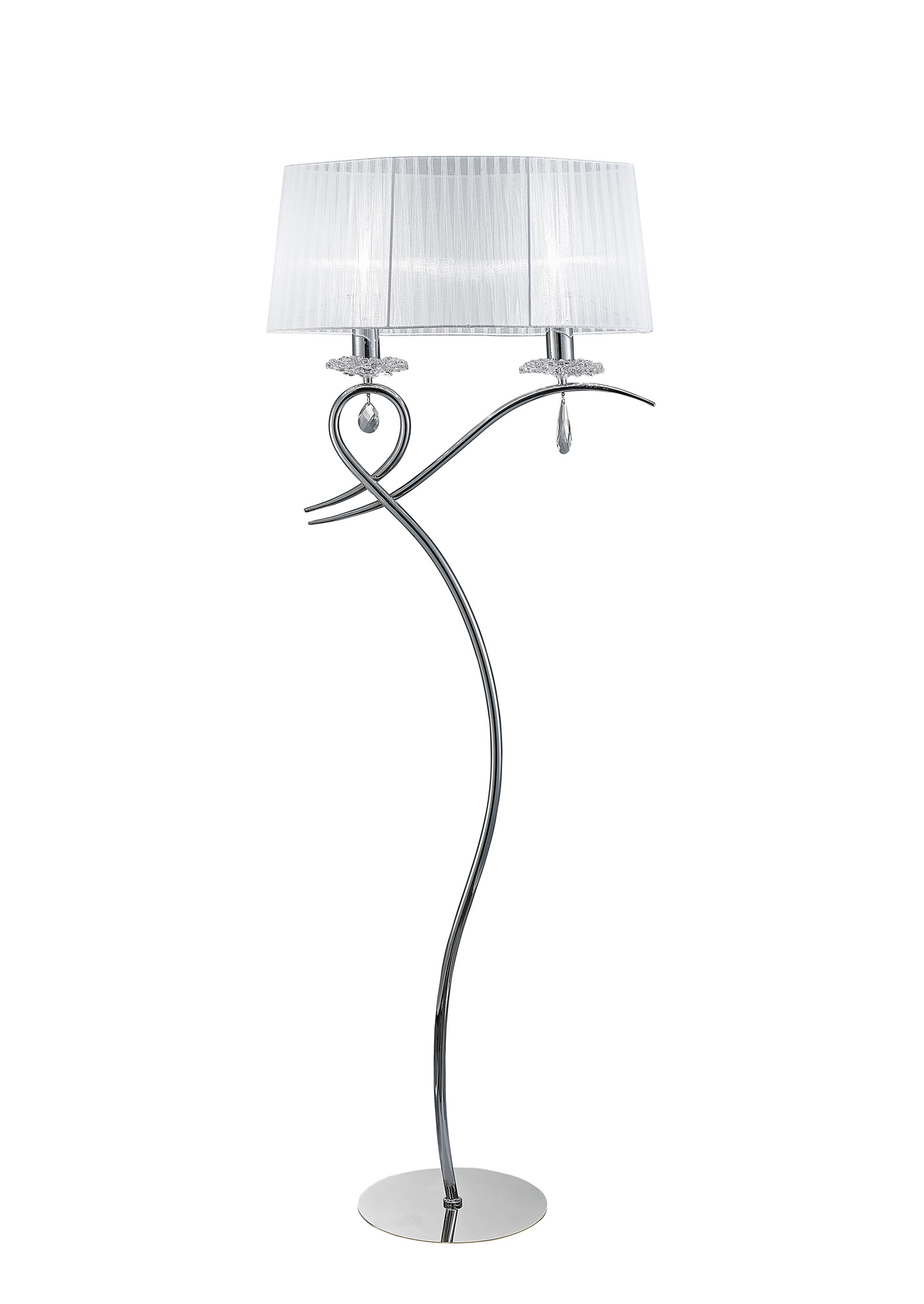 Louise Floor Lamps Mantra Shaded Floor Lamps